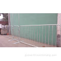 Interlocking Steel Crowd Control Barriers Wheels feet crowd control Barrier 2.5feet Road bar Factory